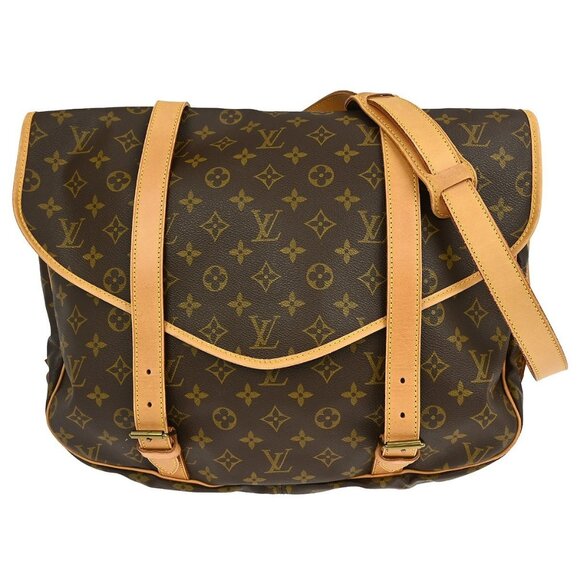 Louis Vuitton Monogram Saumur 43 Messenger Bag M42252 FH0910 KQ00229 - Picture 1 of 11
